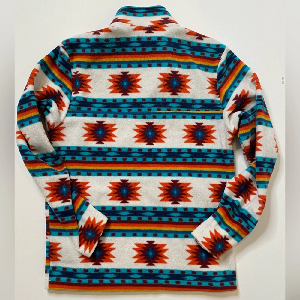Wonder Nation Western Quarter Zip Fleece Pullover kids XXL